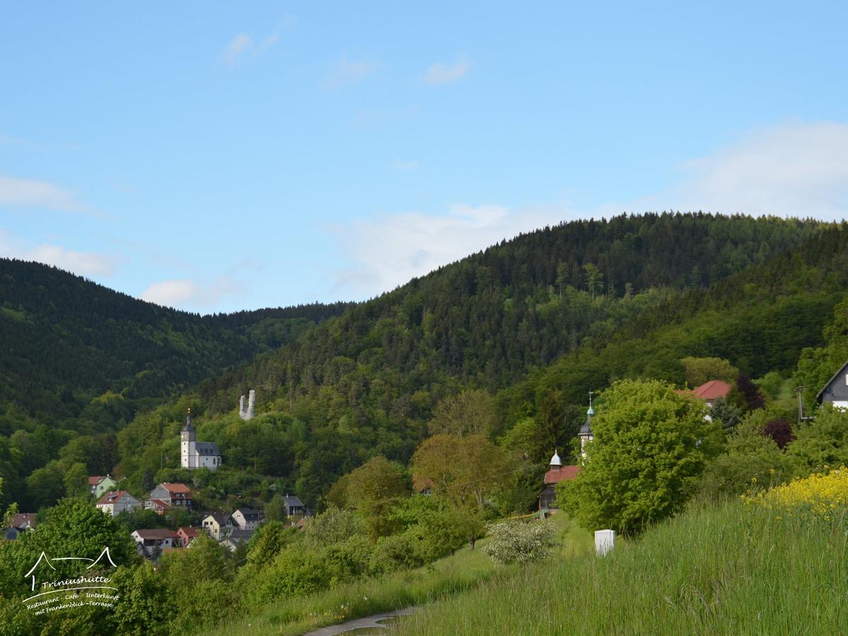 Rauenstein Die Triniushuette "Thueringens Schoenste Aussicht" מראה חיצוני תמונה