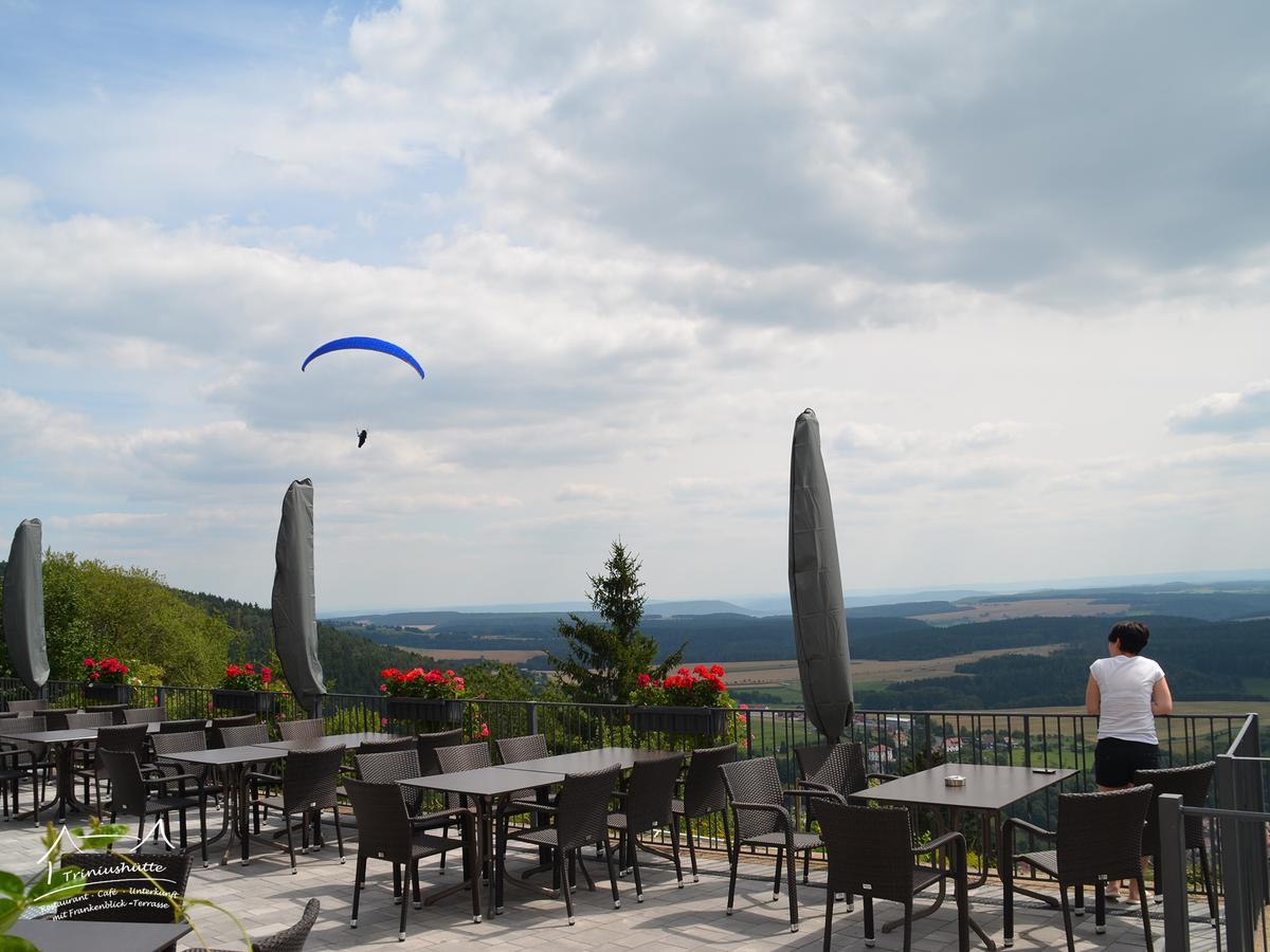 Rauenstein Die Triniushuette "Thueringens Schoenste Aussicht" מראה חיצוני תמונה